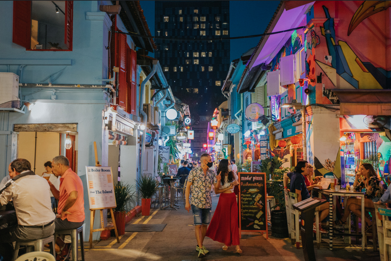 Road closures at Haji Lane